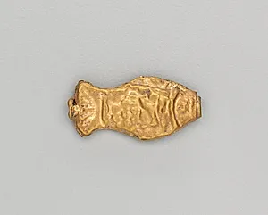 Necklace Bead in the Form of a Fish by Unknown Artist