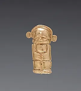 Necklace Figurine Bead by Unknown Artist