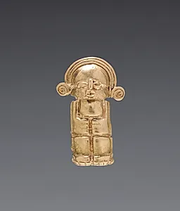 Necklace Figurine Bead by Unknown Artist