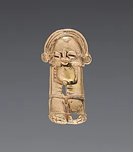 Necklace Figurine Bead by Unknown Artist