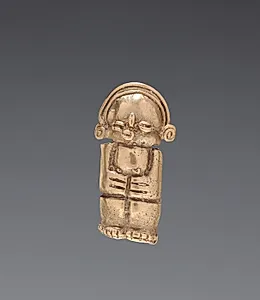 Necklace Figurine Bead by Unknown Artist