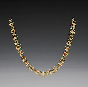 Necklace of Insect(?) Beads  by Unknown Artist