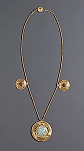 Necklace with Three Pendants by Unknown Artist