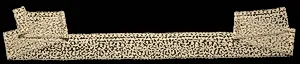 Needlepoint and Bobbin Lace (Mezzo Punto) Flounce by Unknown Artist