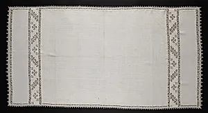 Needlepoint (Cutwork) and Bobbin Lace Cloth by Unknown Artist