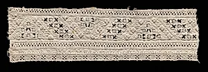 Needlepoint (Cutwork and Drawnwork) Lace Insertion by Unknown Artist