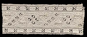 Needlepoint (Cutwork) Lace Insertion by Unknown Artist