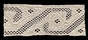 Needlepoint (Cutwork) Lace Insertion by Unknown Artist