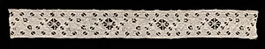 Needlepoint (Cutwork) Lace Insertion by Unknown Artist