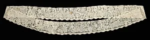 Needlepoint (Drawnwork) and Embroidery Lace Flounce for Alb by Unknown Artist