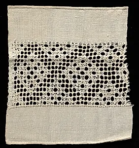 Needlepoint (Drawnwork) Lace Band by Unknown Artist