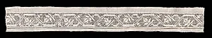 Needlepoint (Drawnwork) Lace Band for Insertion by Unknown Artist