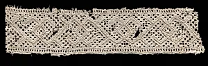 Needlepoint (Drawnwork) Lace Insertion by Unknown Artist