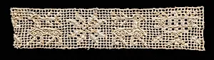 Needlepoint (Drawnwork) Lace Insertion by Unknown Artist
