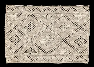 Needlepoint (Drawnwork) Lace Strip by Unknown Artist