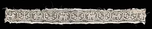 Needlepoint (Drawnwork or Punto Tirato) Lace Insertion by Unknown Artist