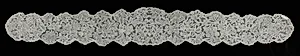 Needlepoint (Grounded Venetian Point) Lace Barb by Unknown Artist