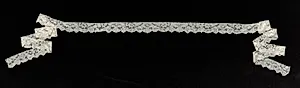 Needlepoint (Grounded Venetian Point) Lace Edging by Unknown Artist