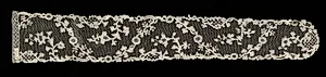 Needlepoint Lace (Argentan Lace) Lappet by Unknown Artist