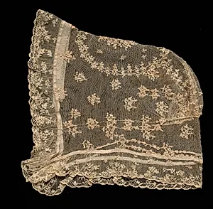 Needlepoint Lace Cap by Unknown Artist