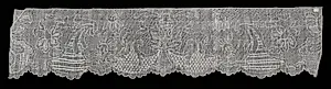 Needlepoint Lace Edging by Unknown Artist