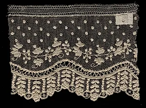 Needlepoint Lace Edging by Unknown Artist
