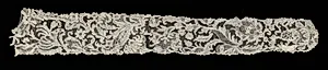 Needlepoint Lace Lappet by Unknown Artist