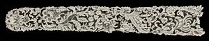 Needlepoint Lace Lappet by Unknown Artist