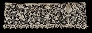 Needlepoint Lace (Point de France) Edging by Unknown Artist