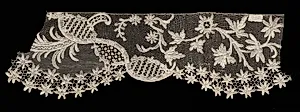 Needlepoint Lace (Punto Argentan) Edging by Unknown Artist