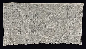 Needlepoint Lace Strip by Unknown Artist