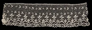 Needlepoint (Point Alençon) Lace Edging by Unknown Artist