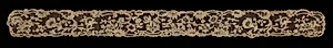 Needlepoint (Point Alençon) Lace Edging by Unknown Artist
