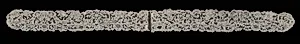 Needlepoint (Point Alençon) Lace Lappets by Unknown Artist