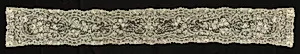 Needlepoint (Point de Gace) Lace Scarf by Unknown Artist