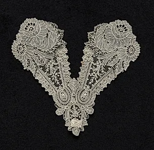 Needlepoint (Point de Gaze) Jabot by Unknown Artist