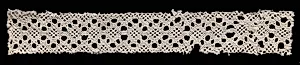 Needlepoint (Punto Avorio or Ivory Stitch) Lace Insertion by Unknown Artist