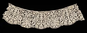 Needlepoint (Punto in aria) Lace Edging by Unknown Artist