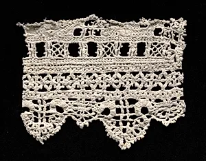 Needlepoint (Reticella and Cutwork) and Bobbin Lace Fragment by Unknown Artist