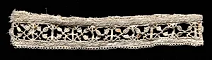 Needlepoint (Reticella) Lace Edging by Unknown Artist