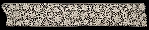 Needlepoint (Venetian Raised Point) Lace Flounce by Unknown Artist