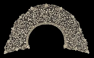 Needlepoint (Venetian Rose Point) Lace Collar by Unknown Artist