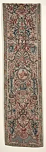 Needlework Bed Hanging (1 of 2) by Unknown Artist