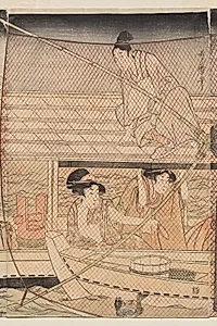 Net Fishing at Night on the Sumida River by Kitagawa Utamaro (Japanese, c. 1754–1806)