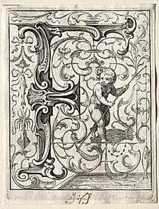 New ABC Booklet:  F by Lucas Kilian (German, 1579–1637)