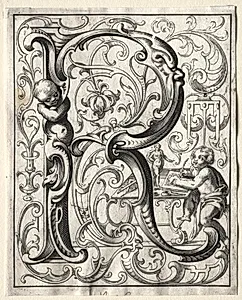 New ABC Booklet:  R by Lucas Kilian (German, 1579–1637)