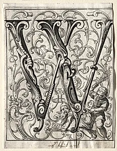 New ABC Booklet:  W by Lucas Kilian (German, 1579–1637)