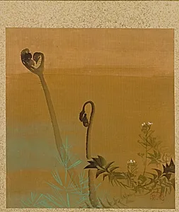 New Ferns from Album of Paintings by the Venerable Zeshin by Shibata Zeshin (Japanese, 1807–1891)