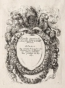 New Model for a Cartouche by Stefano Della Bella (Italian, 1610–1664)