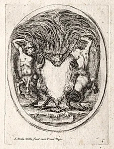 New Model for a Cartouche by Stefano Della Bella (Italian, 1610–1664)